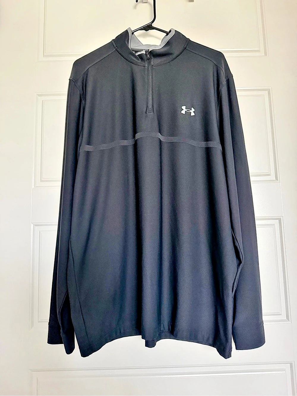 Under Armour Mens Golf HeatGear 1/4 Zip Loose Pullover BLACK XL